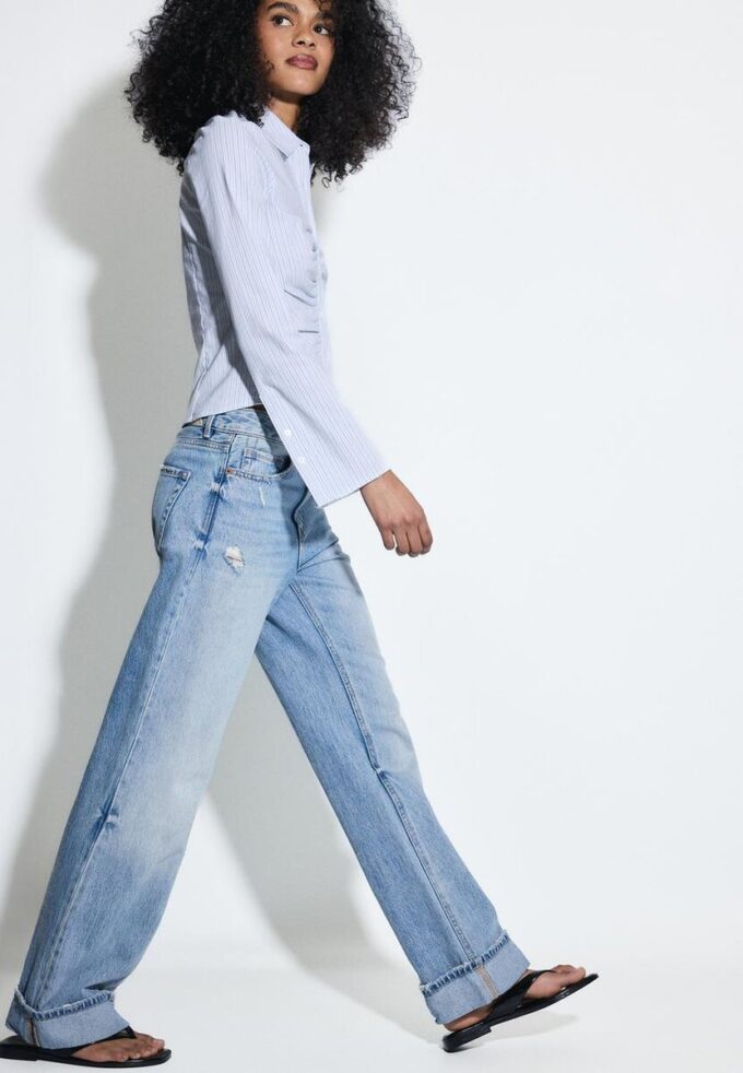 D92 Straight Wide Leg Jeans