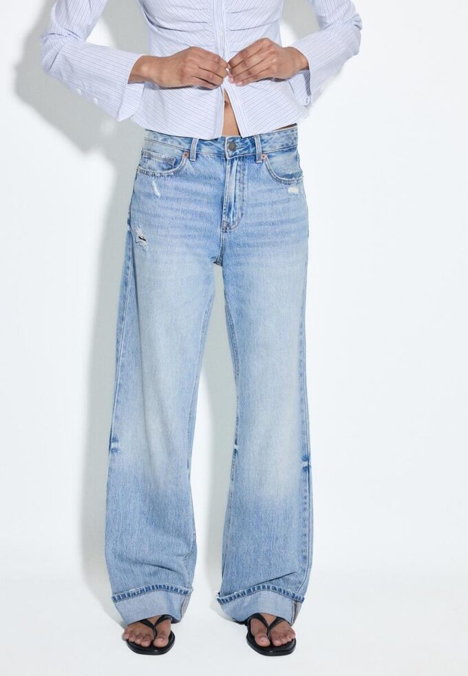 D92 Straight Wide Leg Jeans