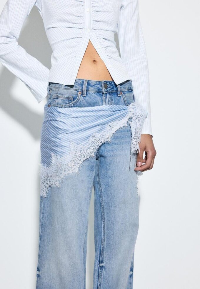 D92 Straight Wide Leg Jeans