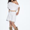 D93 Lange Jeans-Shorts