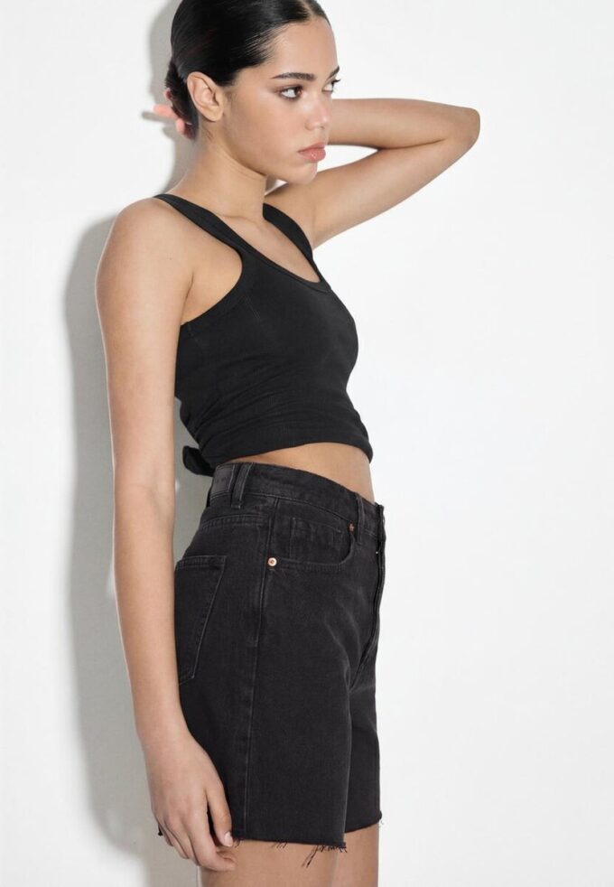 D93 Lange Jeans-Shorts D93 Lange Jeans-Shorts