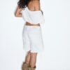 D93 Lange Jeans-Shorts