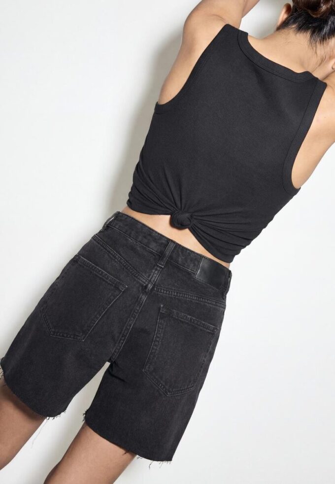 D93 Lange Jeans-Shorts D93 Lange Jeans-Shorts