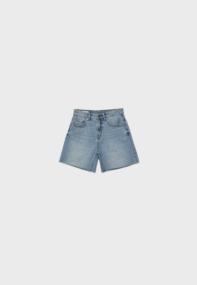 D93 Lange Jeans-Shorts