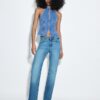 D98 Straight-Leg-Jeans