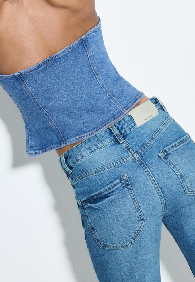 D98 Straight-Leg-Jeans