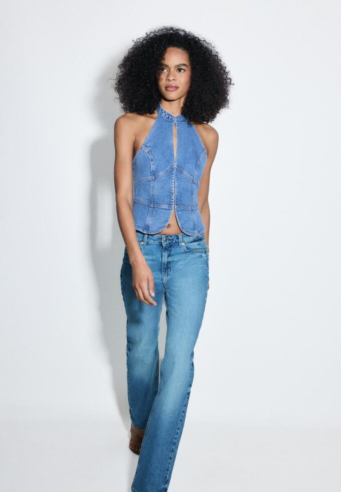 D98 Straight-Leg-Jeans