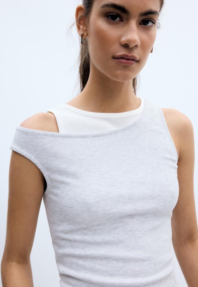 Doppellagiges T-Shirt