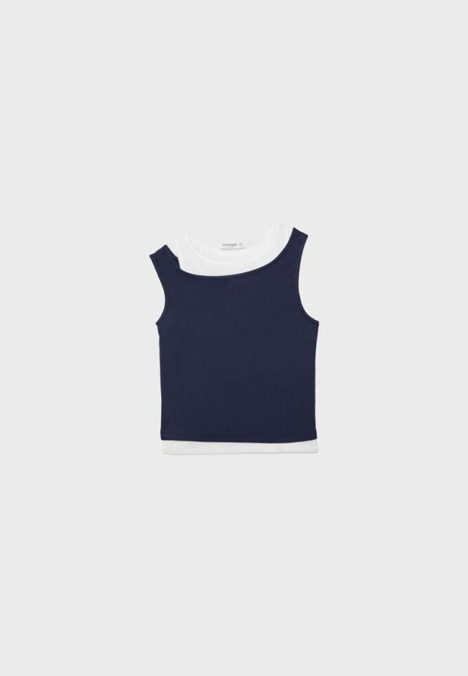 Doppellagiges T-Shirt
