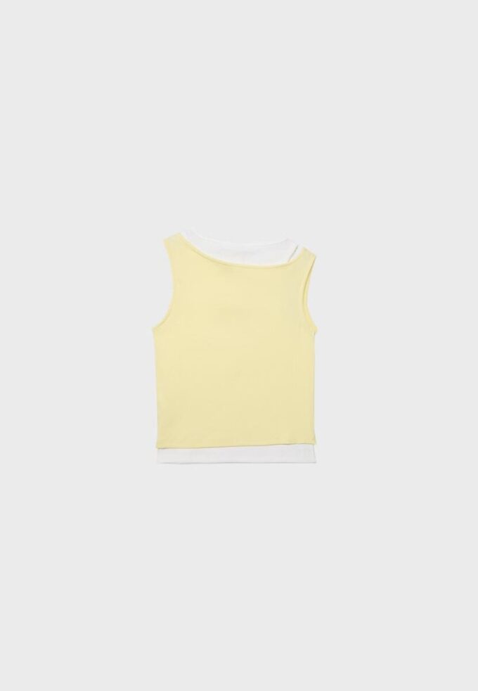 Doppellagiges T-Shirt Doppellagiges T-Shirt