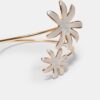 Doppelte Blumen-Emaille-Armband