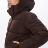 Einfache Daunenjacke mit Kapuze