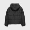 Einfache Daunenjacke mit Kapuze