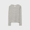 Einfaches gestreiftes Langarm-T-Shirt aus der Basics-Kollektion Einfaches gestreiftes Langarm-T-Shirt aus der Basics-Kollektion