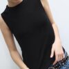Einfaches ärmelloses T-Shirt aus der Basics-Kollektion