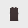 Einfaches ärmelloses T-Shirt aus der Basics-Kollektion Einfaches ärmelloses T-Shirt aus der Basics-Kollektion