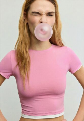 Einfaches T-Shirt aus Polyamid
