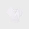 Einfaches T-Shirt mit Fledermausärmeln Einfaches T-Shirt mit Fledermausärmeln