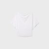 Einfaches T-Shirt mit Fledermausärmeln Einfaches T-Shirt mit Fledermausärmeln