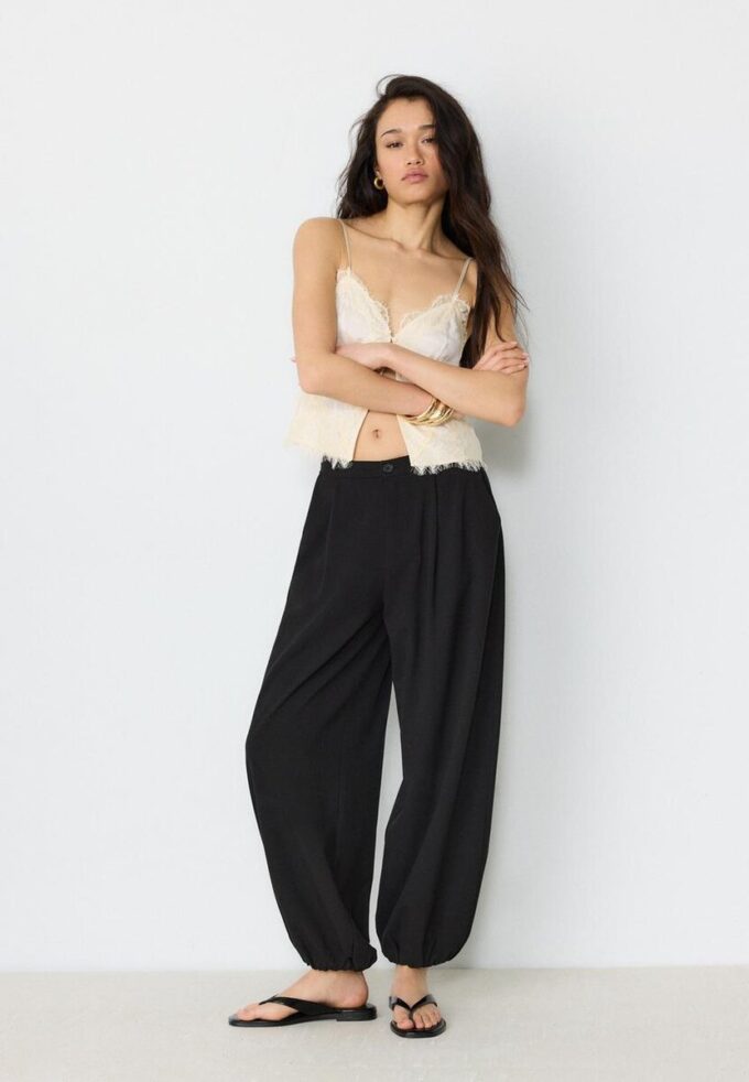 Elegante Hose im Balloon Fit-Schnitt Elegante Hose im Balloon Fit-Schnitt
