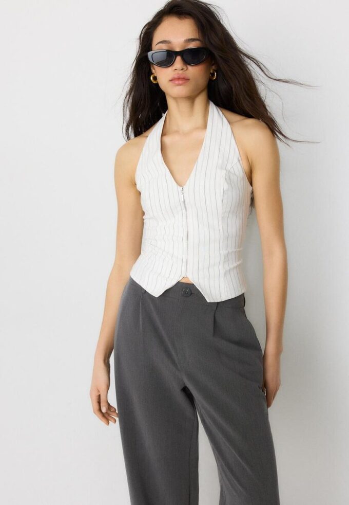 Elegante Hose mit geradem Bein