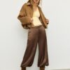 Elegante Satin-Ballon-Hose