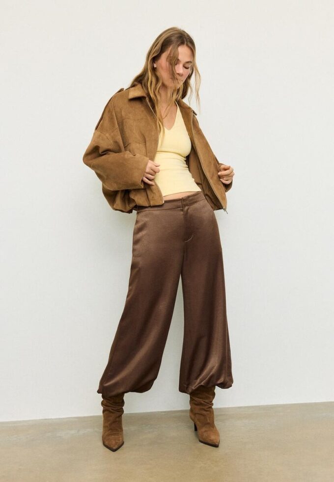 Elegante Satin-Ballon-Hose