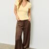 Elegante Satin-Ballon-Hose