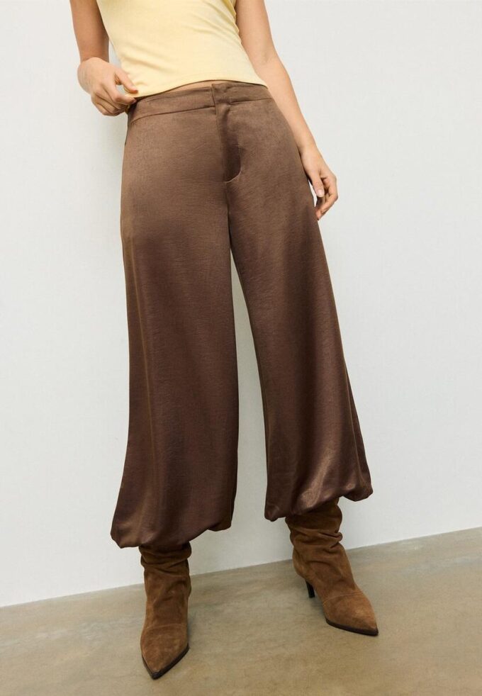 Elegante Satin-Ballon-Hose