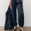 Elegante Satin-Ballon-Hose