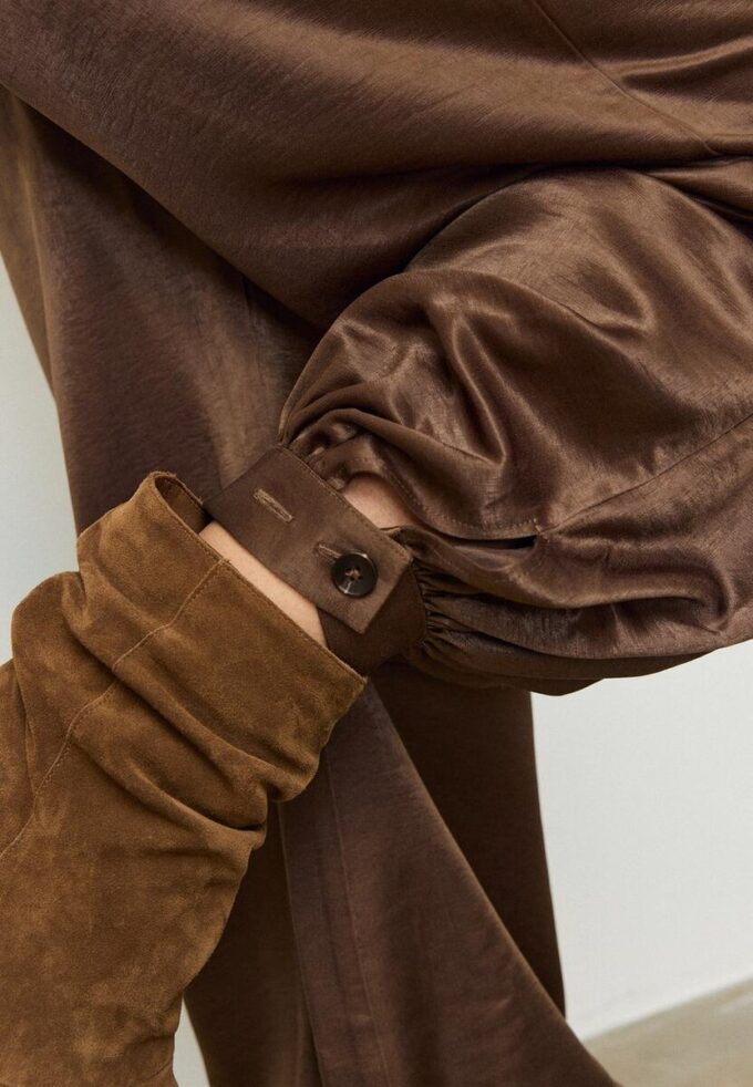 Elegante Satin-Ballon-Hose