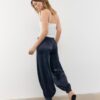 Elegante Satin-Ballon-Hose