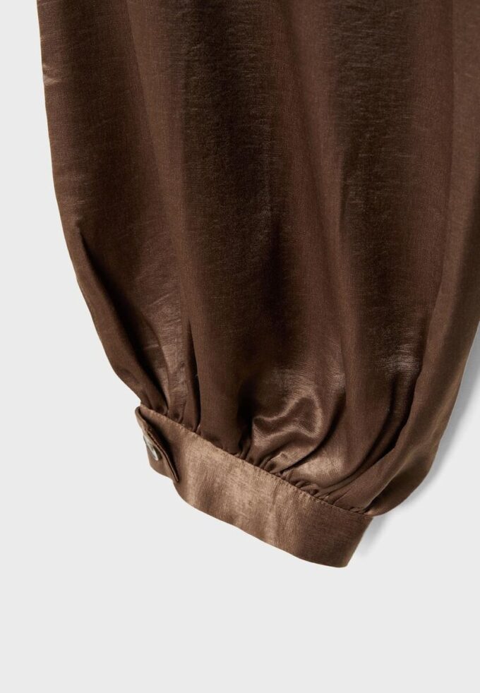 Elegante Satin-Ballon-Hose