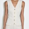 Eng anliegendes Denim-Oberteil Eng anliegendes Denim-Oberteil
