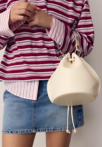 Feste Bucket-Tasche mit Ösen