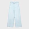 Fließende Denim-Hose mit Kordelzug Fließende Denim-Hose mit Kordelzug