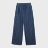 Fließende Denim-Hose mit Kordelzug Fließende Denim-Hose mit Kordelzug