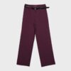 Fließende, elegante Hose mit geradem Bein und Gürtel