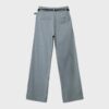 Fließende, elegante Hose mit geradem Bein und Gürtel