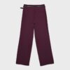 Fließende, elegante Hose mit geradem Bein und Gürtel