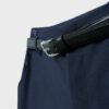 Fließende, elegante Hose mit geradem Bein und Gürtel