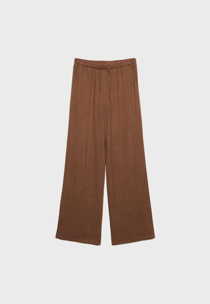 Fließende Hose in Leinenoptik Fließende Hose in Leinenoptik