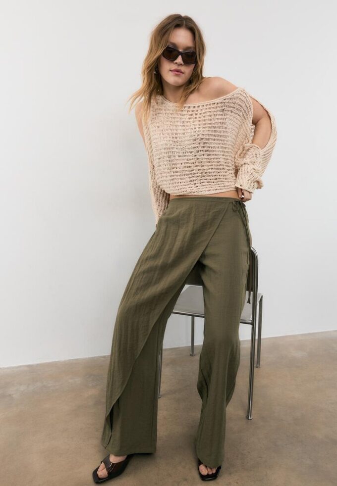 Fließende Wickelhose Fließende Wickelhose