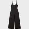 Fließender Jumpsuit mit Trägern
