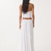 Fließender Midi-Rock mit Einsätzen Fließender Midi-Rock mit Einsätzen