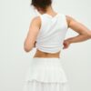 Fließender Skort mit Rüschen Fließender Skort mit Rüschen