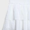 Fließender Skort mit Rüschen Fließender Skort mit Rüschen