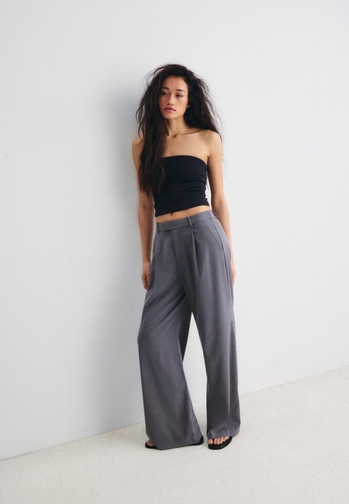Formelle Hose mit Wide Leg