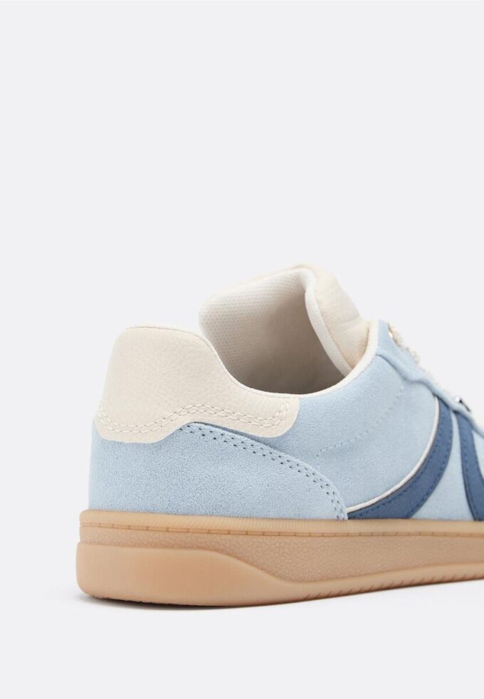 Freizeitsneaker aus Kunstwildleder