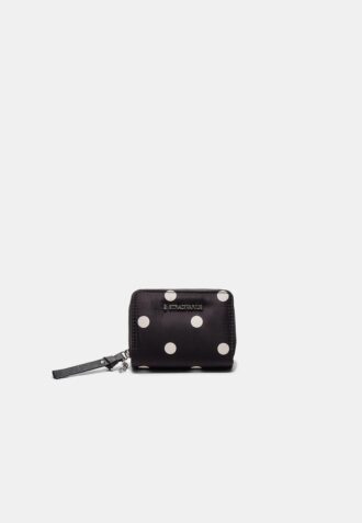 Geldbörse mit Kartenfächern und Polka-Dot-Muster